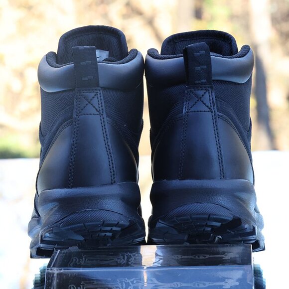 Nike Manoa ACG Black Leather Textile Boots - Picture 9 of 13